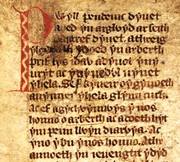Peniarth MS4 f1r extract.jpg